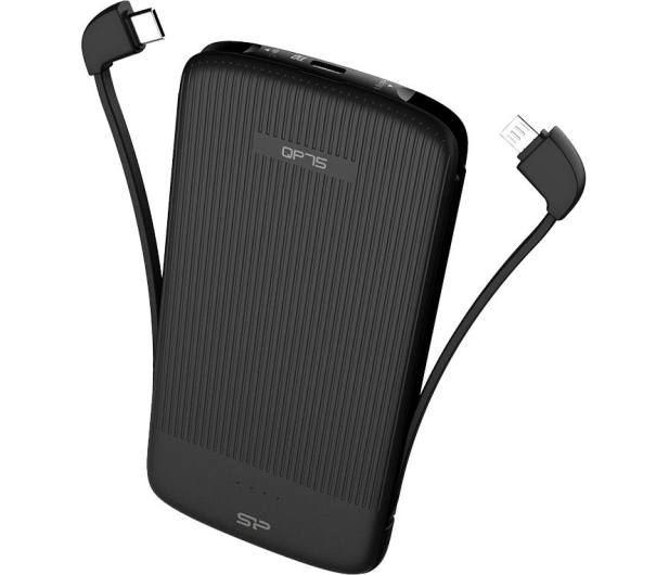 SILICON POWER QP75 USB 10,000mAh SP10KMAPBKQP750K czarny - 1096956 - zdjęcie 2